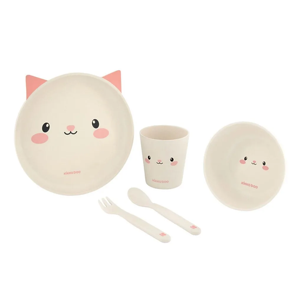 سرویس بامبو کیکابو Bamboo Tablewear set حیوانات 6+ماه Kikkaboo