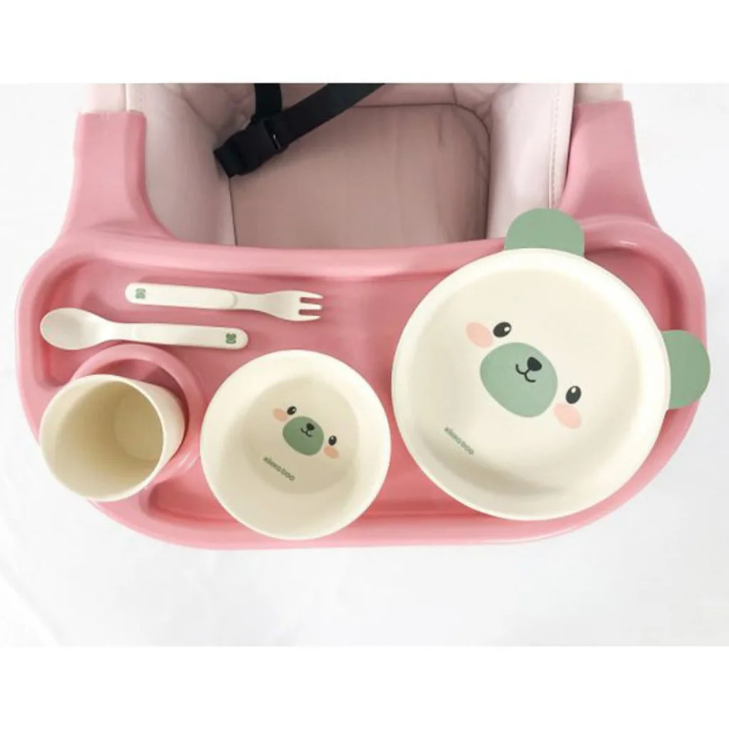 سرویس بامبو کیکابو Bamboo Tablewear set حیوانات 6+ماه Kikkaboo