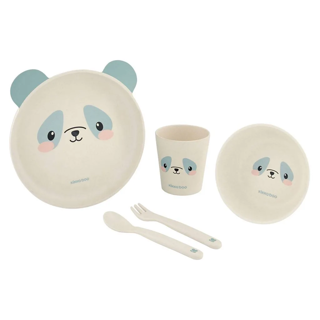 سرویس بامبو کیکابو Bamboo Tablewear set حیوانات 6+ماه Kikkaboo