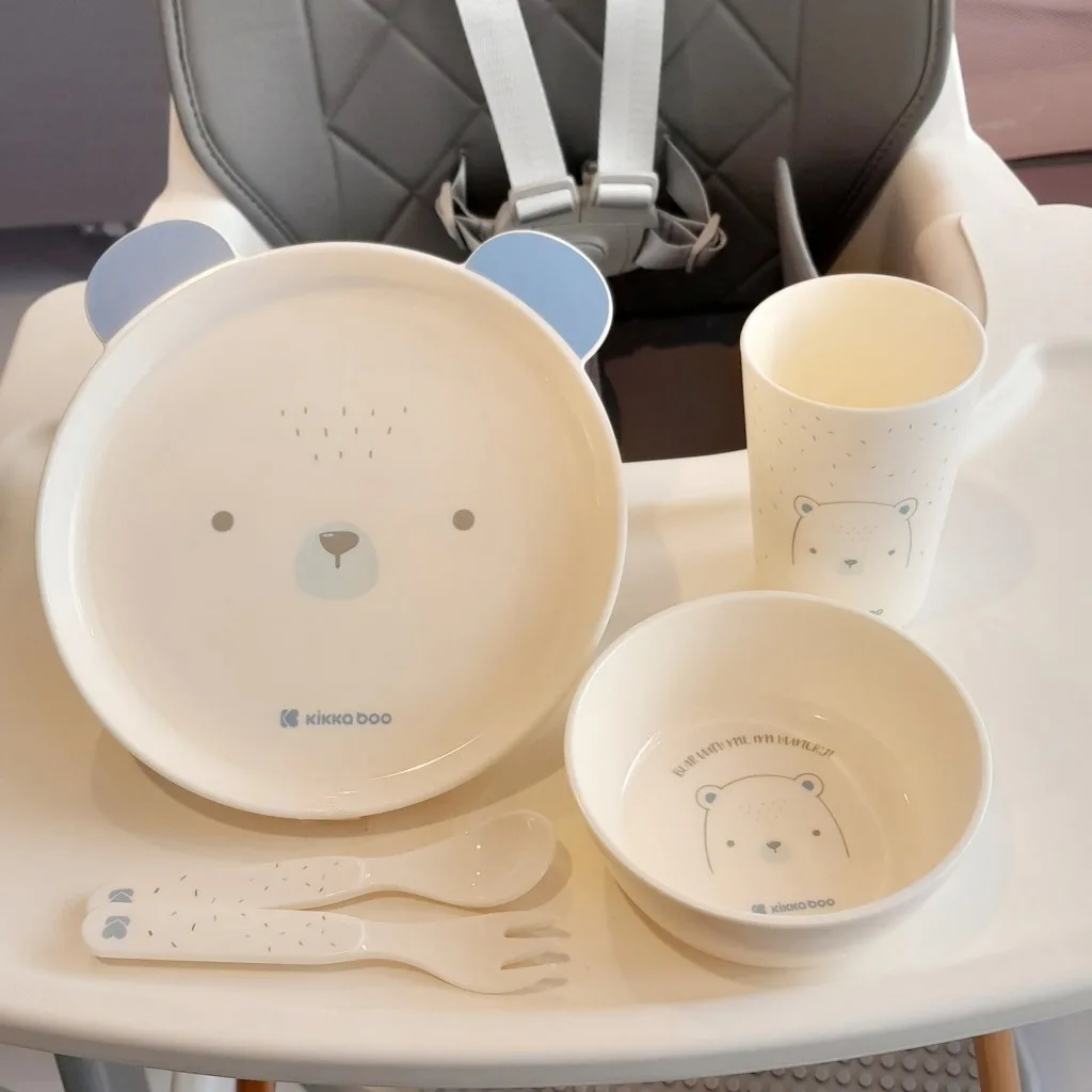 ظرف ملامین کیکابو Tablewear set bear with me خرس 6+ماه Kikkaboo