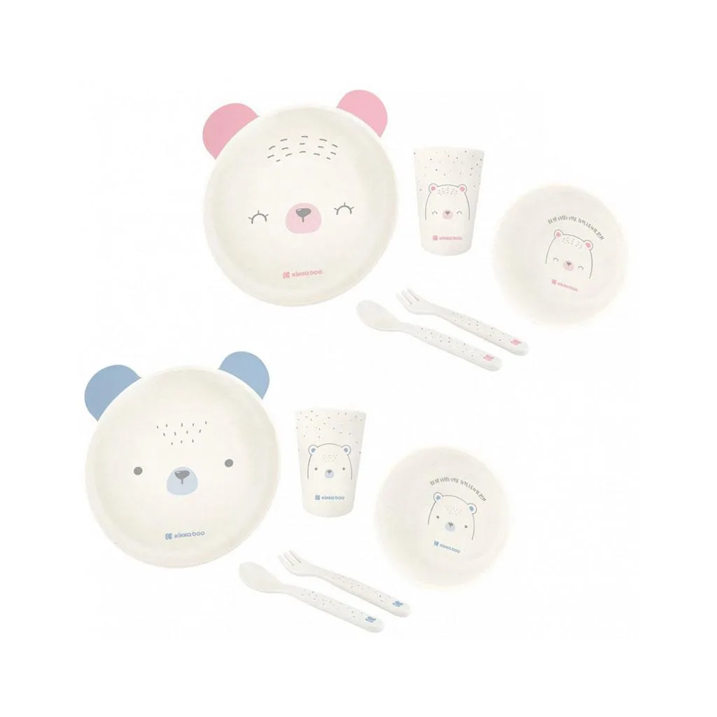 ظرف ملامین کیکابو Tablewear set bear with me خرس 6+ماه Kikkaboo