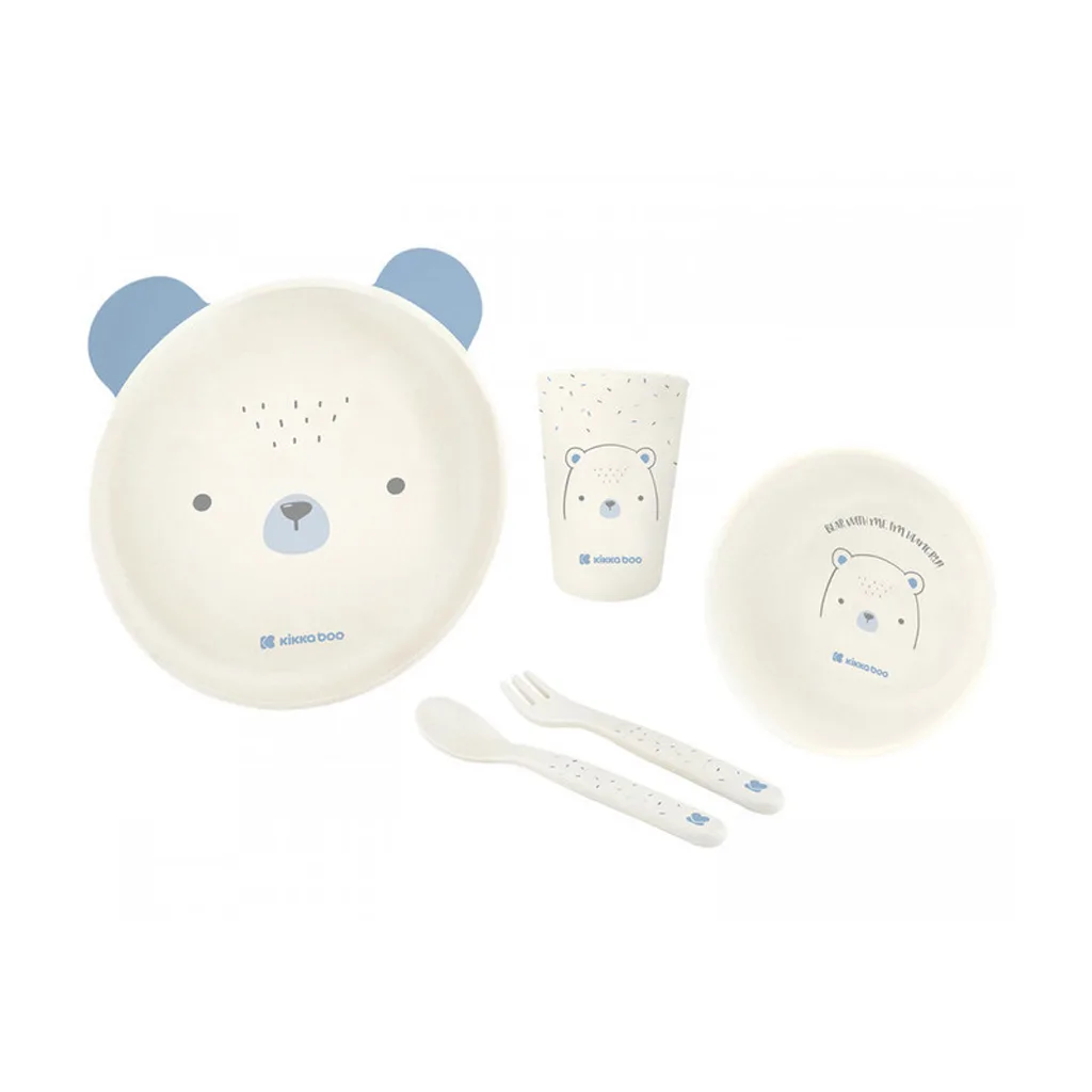 ظرف ملامین کیکابو Tablewear set bear with me خرس 6+ماه Kikkaboo