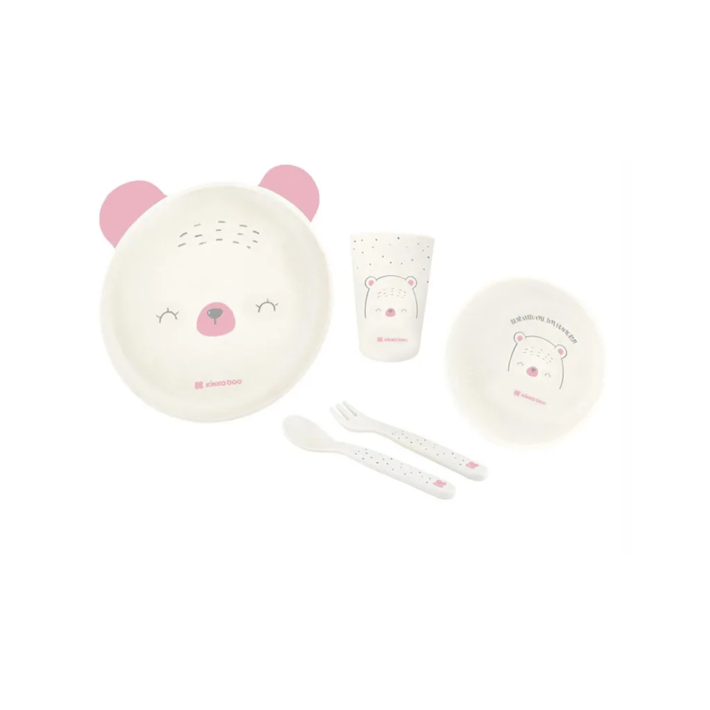ظرف ملامین کیکابو Tablewear set bear with me خرس 6+ماه Kikkaboo