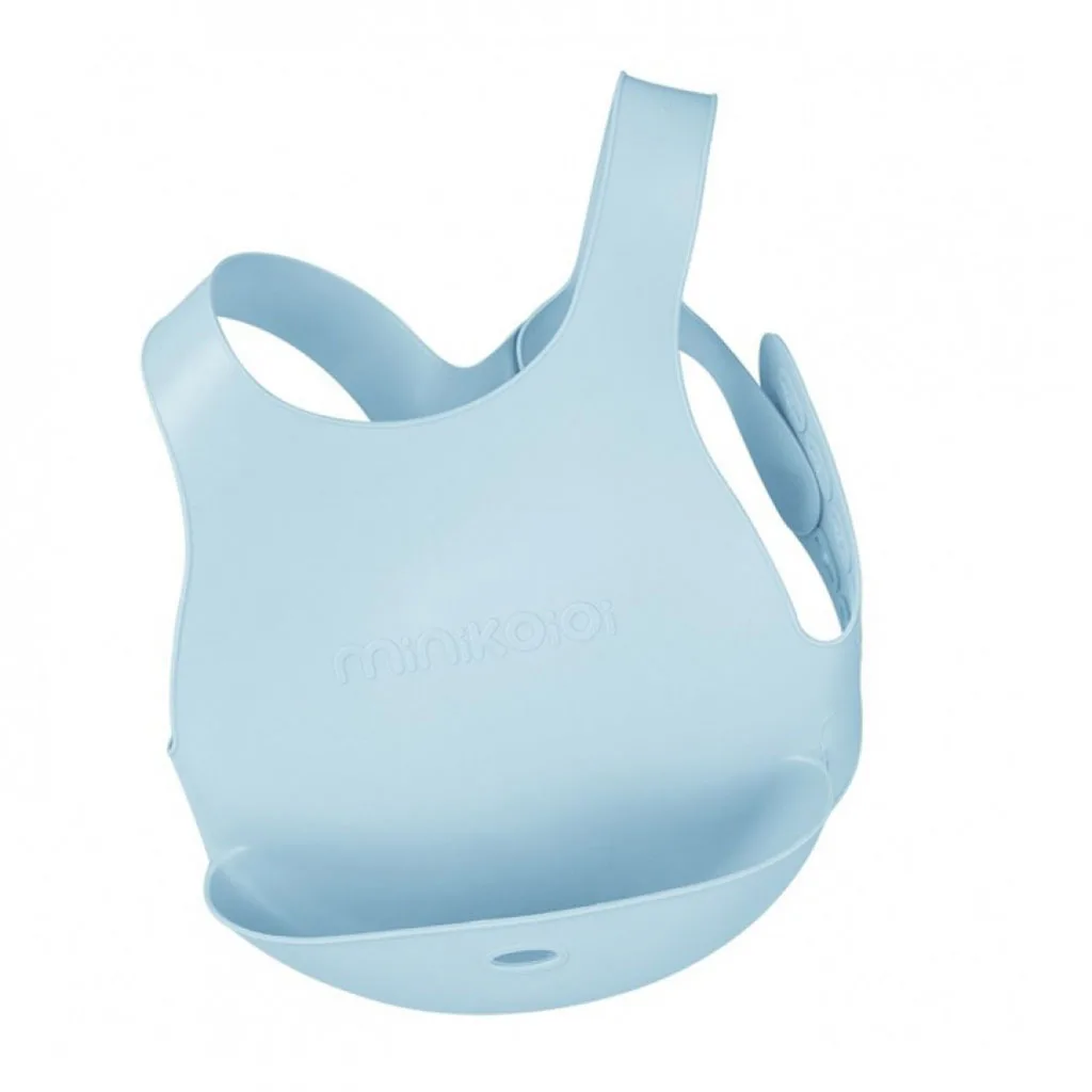 پيشبند سيليكونی مينيک اوی اوی Flexi Bib کاسه ای پشت بنددار Minikoioi