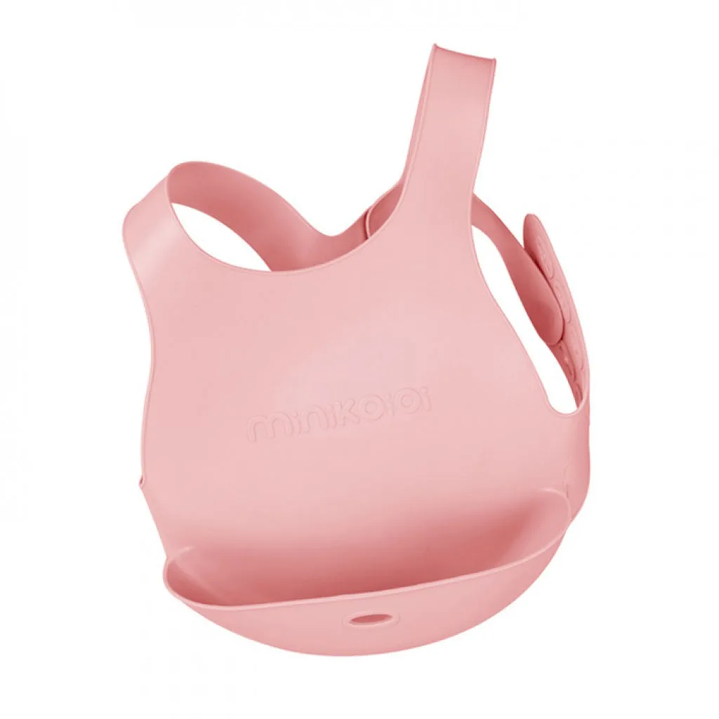 پيشبند سيليكونی مينيک اوی اوی Flexi Bib کاسه ای پشت بنددار Minikoioi