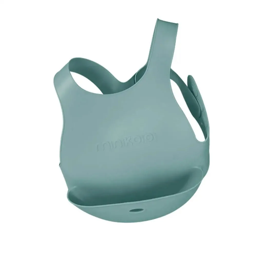 پيشبند سيليكونی مينيک اوی اوی Flexi Bib کاسه ای پشت بنددار Minikoioi