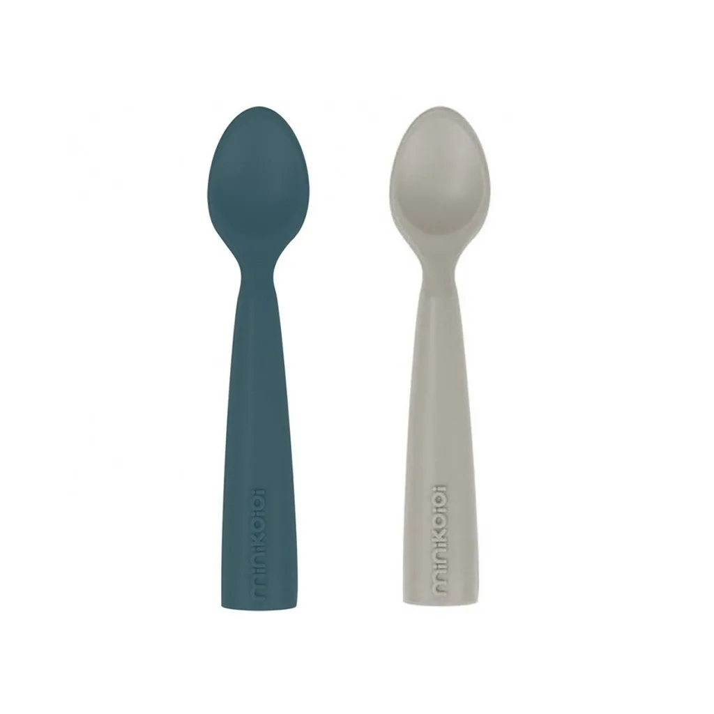 قاشق مینیک اوی اوی Scoopers سیلیکونی 2عددی Minik oioi