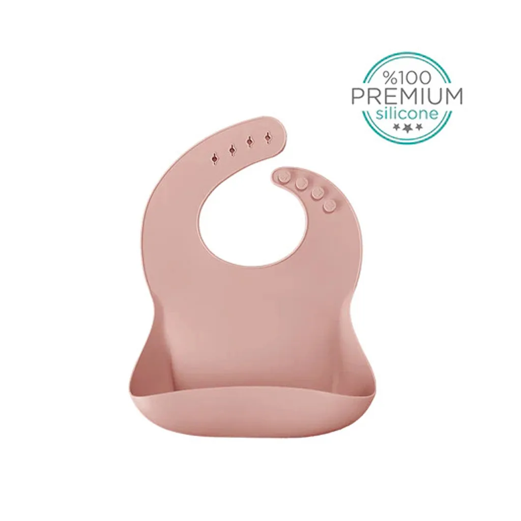 پیشبند سیلیکونی مینیک اوی اوی مدل Basicd Bib کاسه ای قابل تنظیم Minikoioi