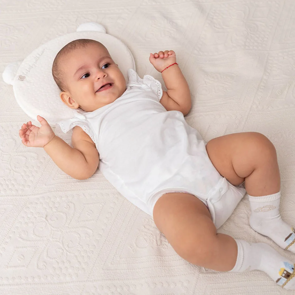 بالش مموری فوم کیکابو مدل خرسی Ergonomic Bear Pillow طبی Kikkaboo