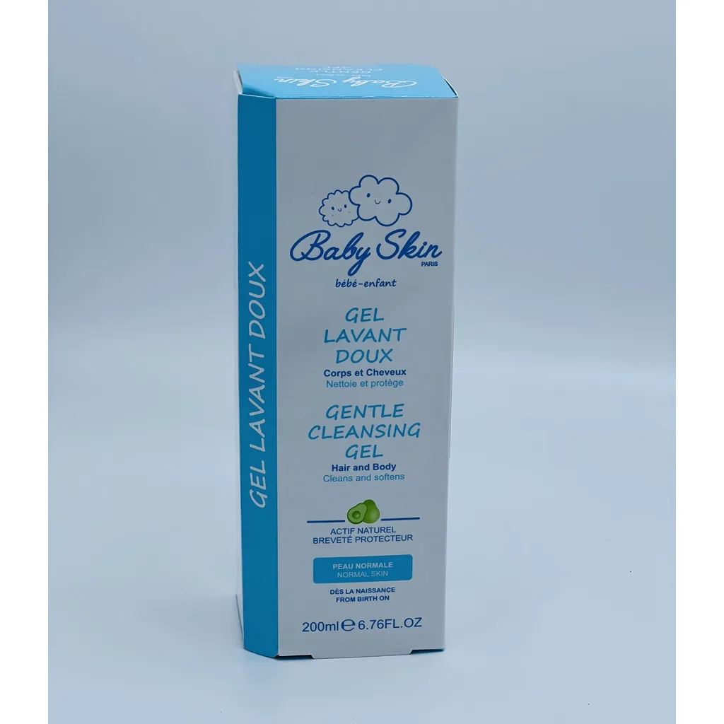شامپو ژل سروبدن بیبی اسکین آووکادو شوینده ملایم 200میل Baby Skin