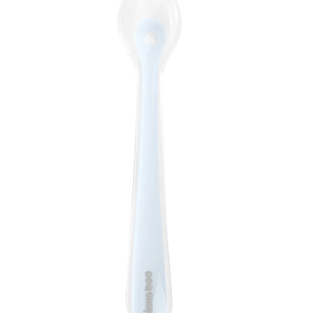 قاشق كيكابو سيليكونی Silicone spoons قابدار 4+ماه 2عددی Kikkaboo