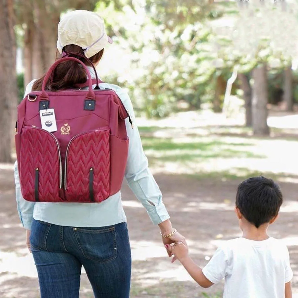 ساک لوازم یوناکو مدل ژوبین نوار مشکی جلو 2جیب ZHتاج گلدوزی Unaco