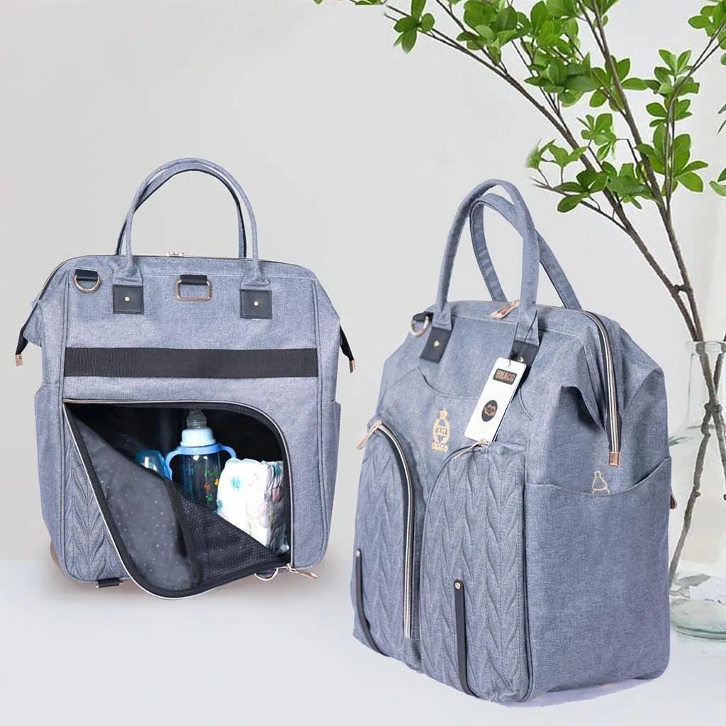 ساک لوازم یوناکو مدل ژوبین نوار مشکی جلو 2جیب ZHتاج گلدوزی Unaco