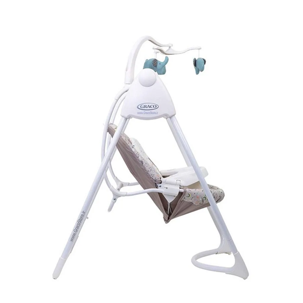 تاب برقی گراكو مدل swing slim space daydream رنگین کمان ريزبرگ Graco