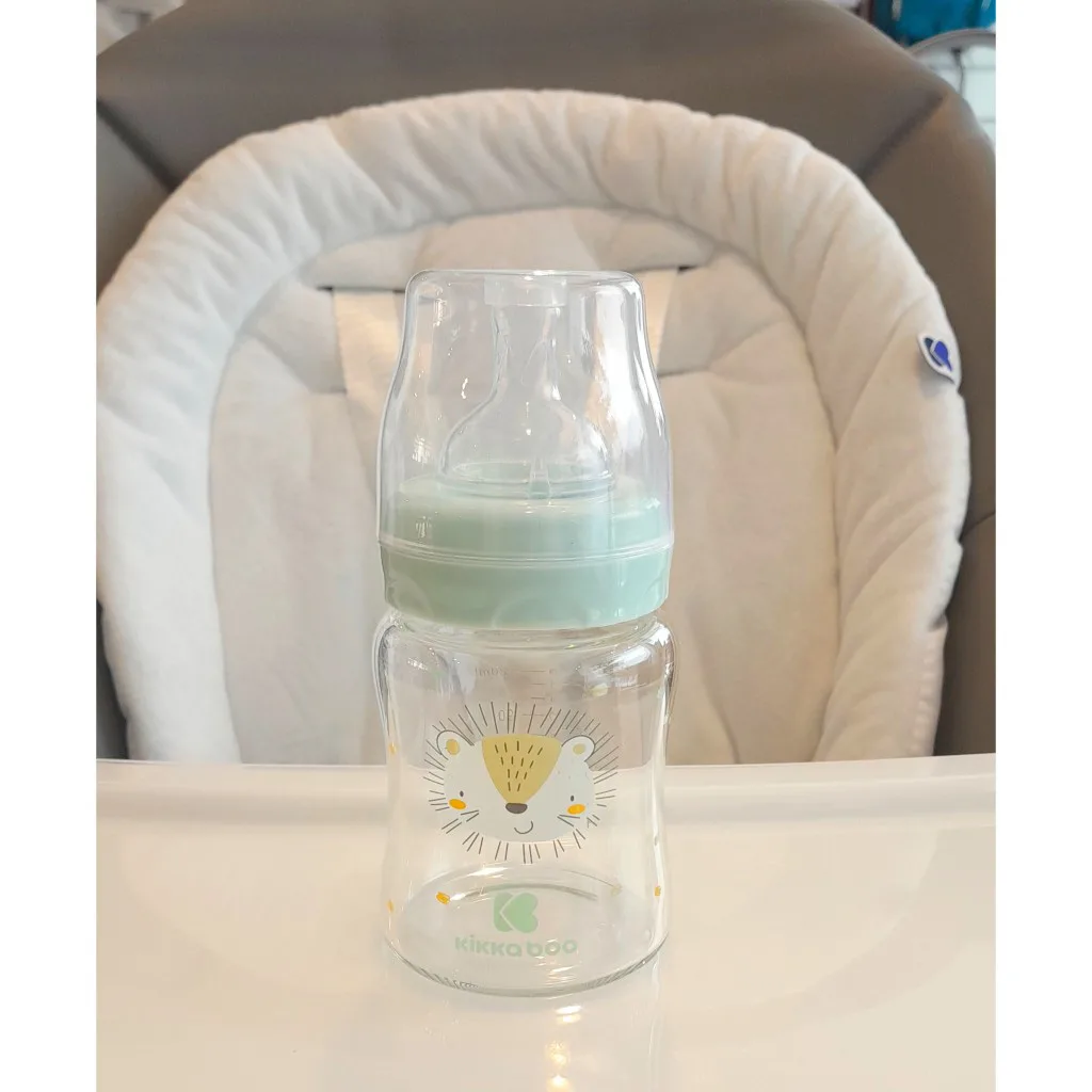 شیشه شیر کیکابو Jungle king پیركس 0+ماه 120میل Kikkaboo