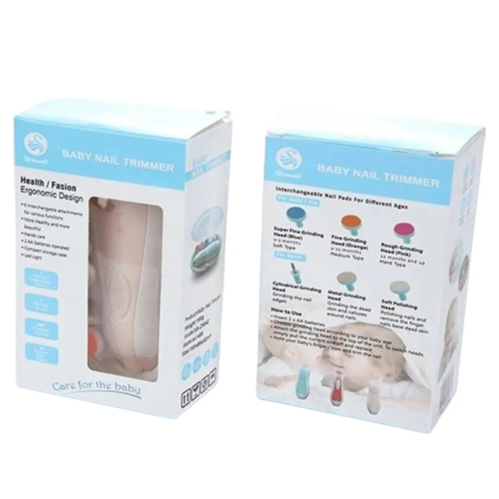 سوهان برقي 6تكه Baby Nail Trimmer بدون قاب Showell