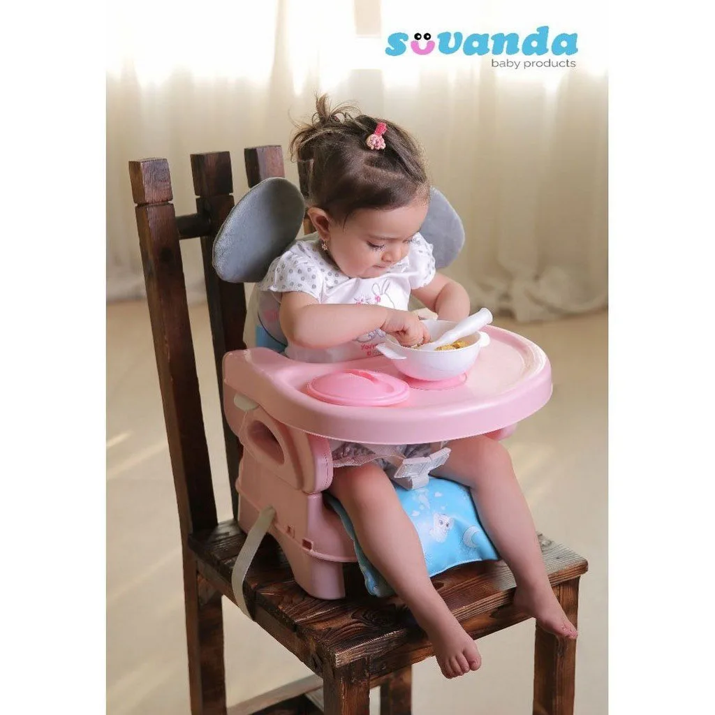 صندلی غذای پرتابل سوواندا سورنا تشک طرح فیل گوشدار Suvanda