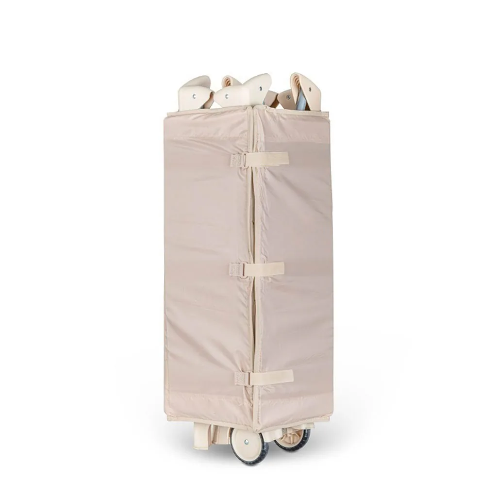 تخت پارک آنیمو مدل نولا Nola كنار مادر گهواره شو همراه با آویز تخت موزیکال Animo