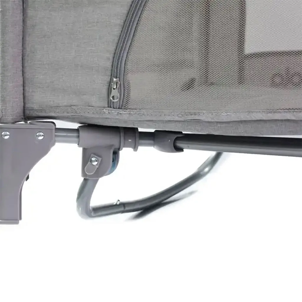 تخت پارک آنیمو مدل نولا Nola كنار مادر گهواره شو همراه با آویز تخت موزیکال Animo