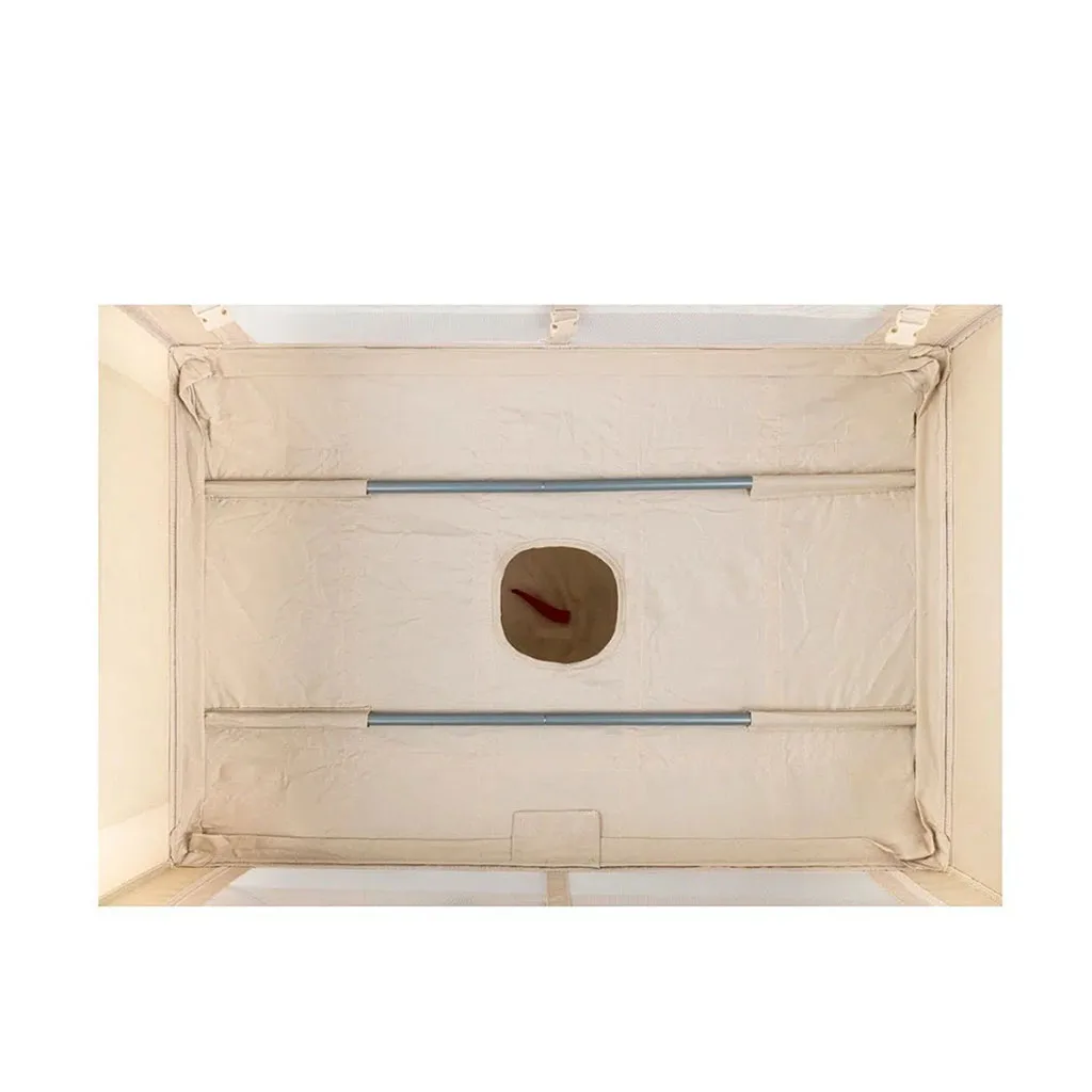 تخت پارک آنیمو مدل نولا Nola كنار مادر گهواره شو همراه با آویز تخت موزیکال Animo