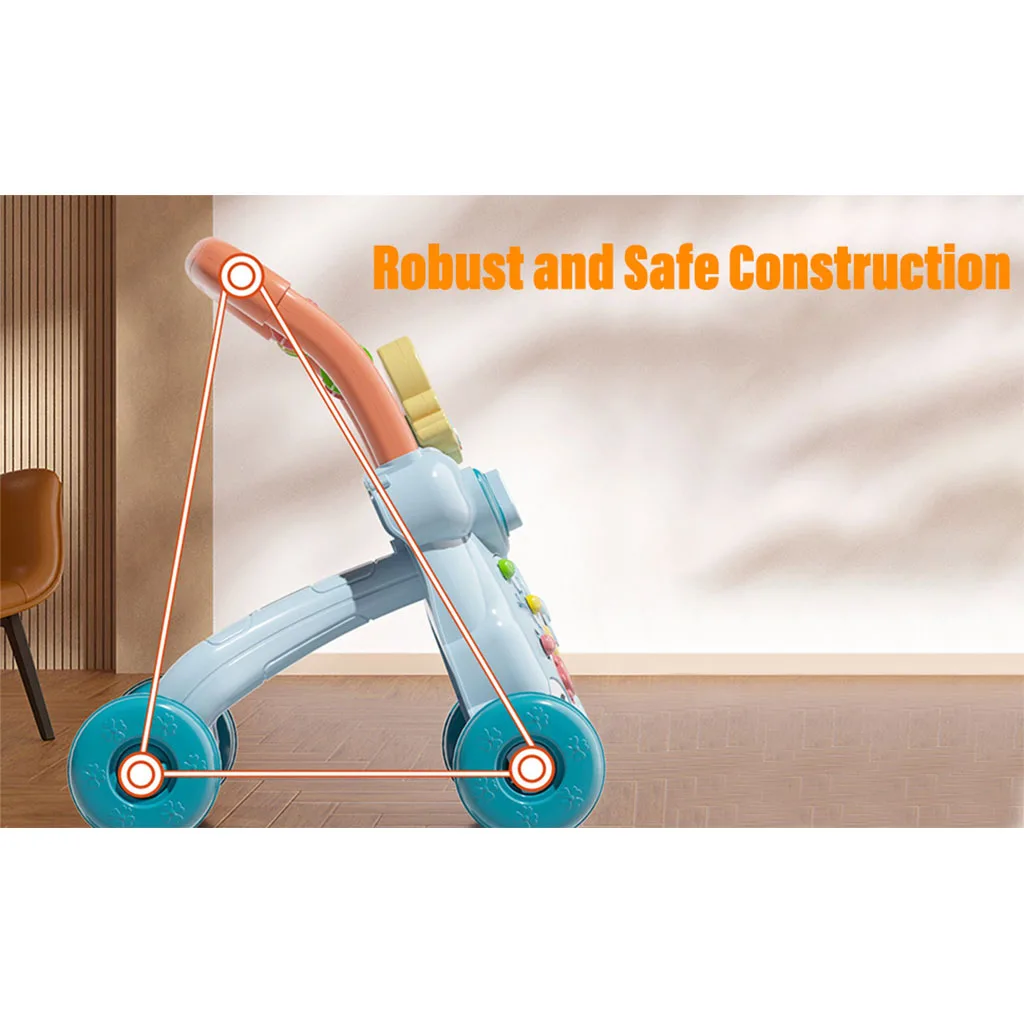 واكر موزكال شير ساعت توپ دار چرخدنده اي 18+ماه Happy Growth