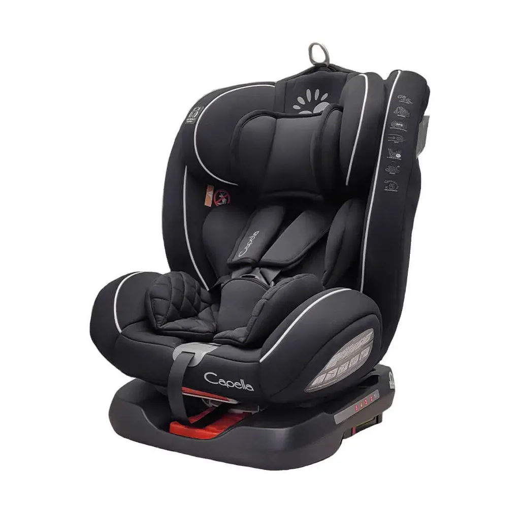صندلی ماشین 360درجه ایزوفیکس کاپلا پارچه ساده 36کیلو 0تا12 سال Capella Ako
