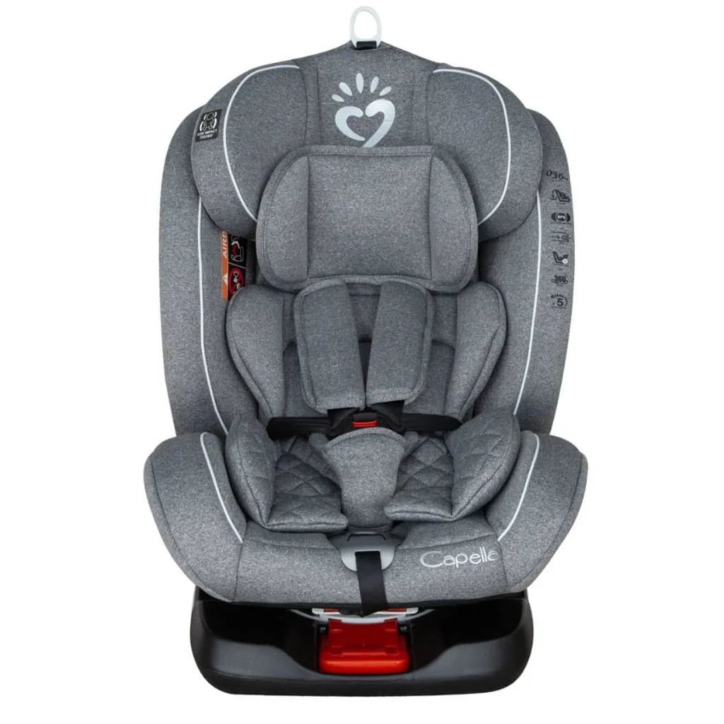 صندلی ماشین 360درجه ایزوفیکس کاپلا پارچه ساده 36کیلو 0تا12 سال Capella Ako