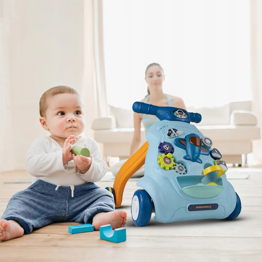 واکر هواپیما توپ چراغدار چرخ دنده ای Space Walking Car Mijiadi