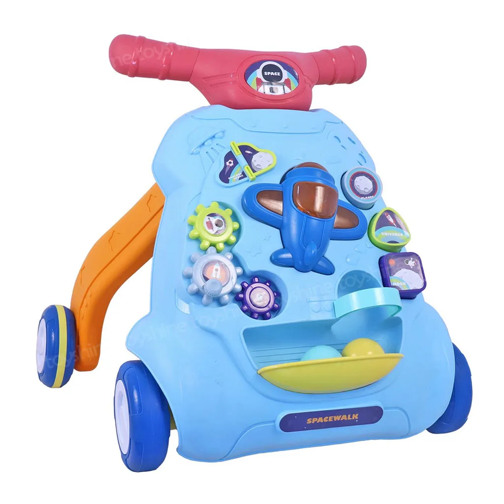 واکر هواپیما توپ چراغدار چرخ دنده ای Space Walking Car Mijiadi