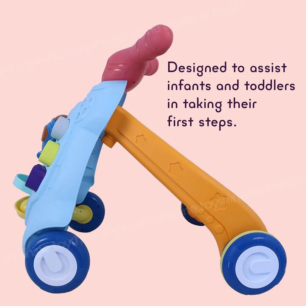 واکر هواپیما توپ چراغدار چرخ دنده ای Space Walking Car Mijiadi