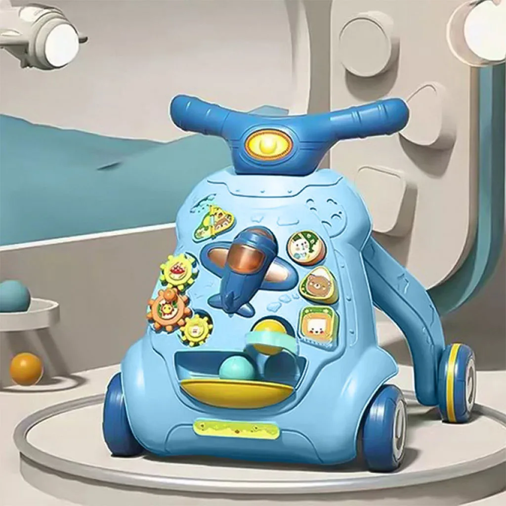 واکر هواپیما توپ چراغدار چرخ دنده ای Space Walking Car Mijiadi