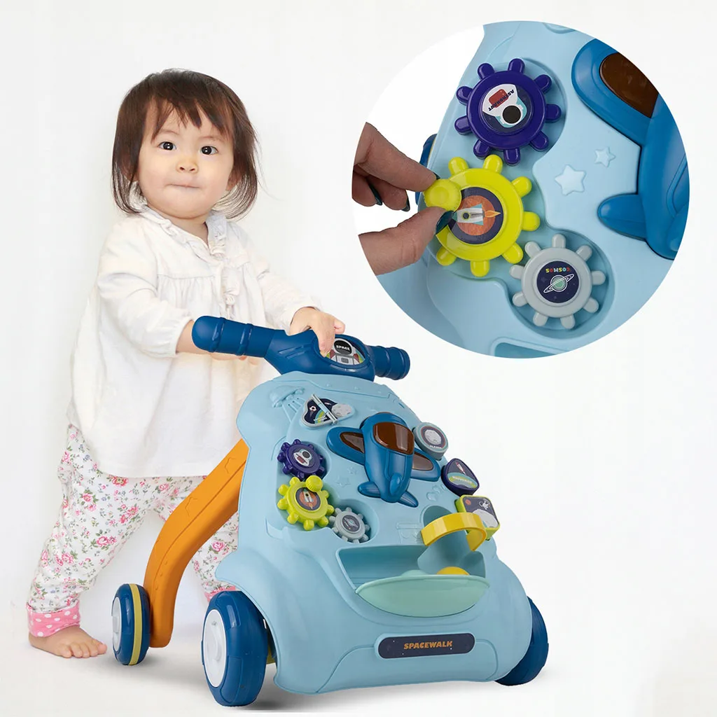 واکر هواپیما توپ چراغدار چرخ دنده ای Space Walking Car Mijiadi