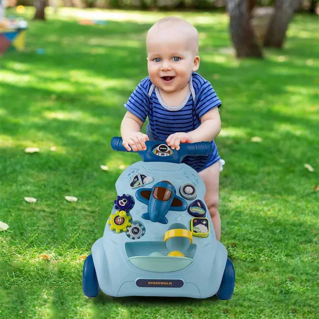 واکر هواپیما توپ چراغدار چرخ دنده ای Space Walking Car Mijiadi