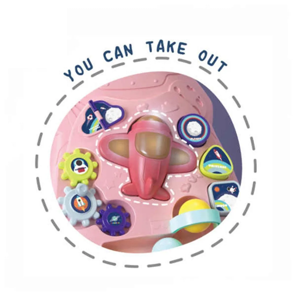 واکر هواپیما توپ چراغدار چرخ دنده ای Space Walking Car Mijiadi