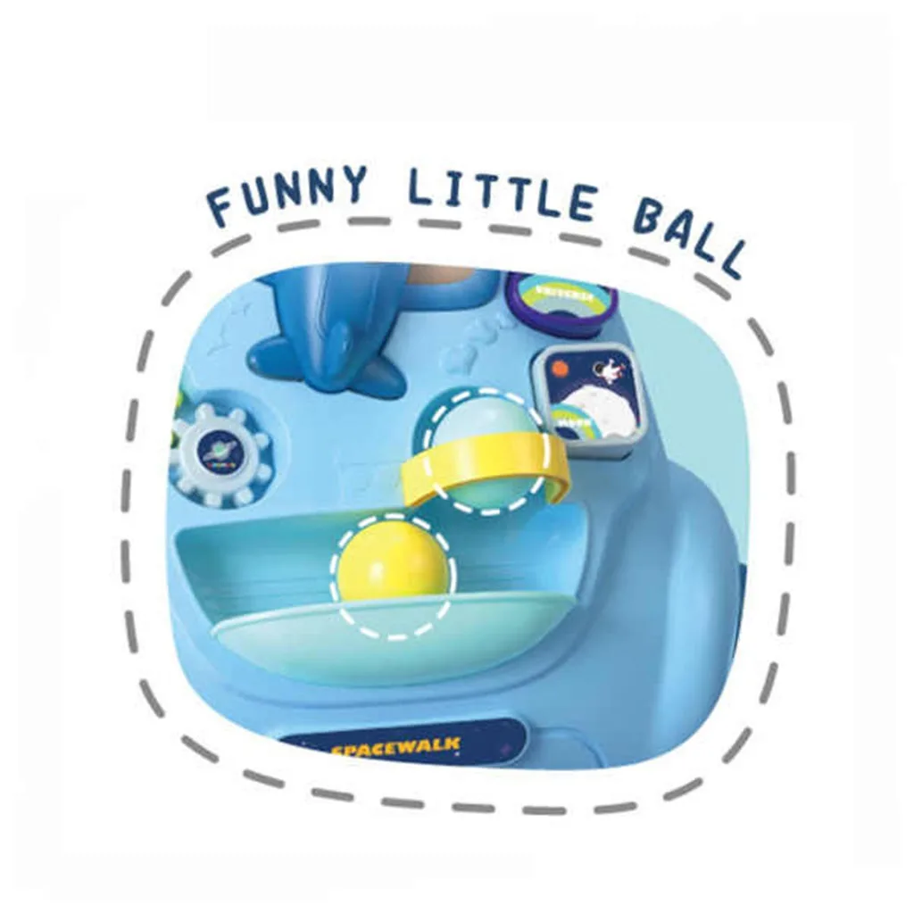 واکر هواپیما توپ چراغدار چرخ دنده ای Space Walking Car Mijiadi