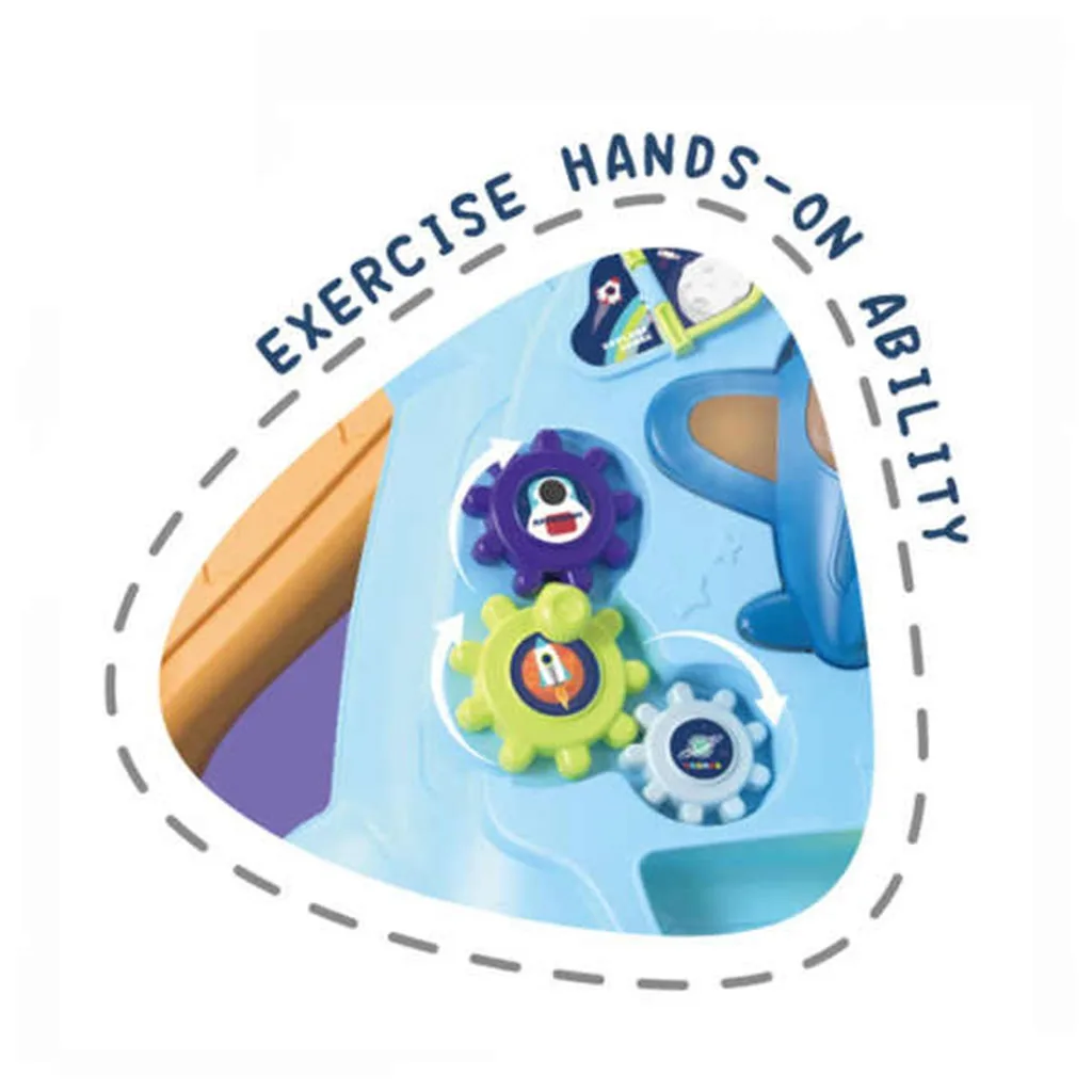 واکر هواپیما توپ چراغدار چرخ دنده ای Space Walking Car Mijiadi