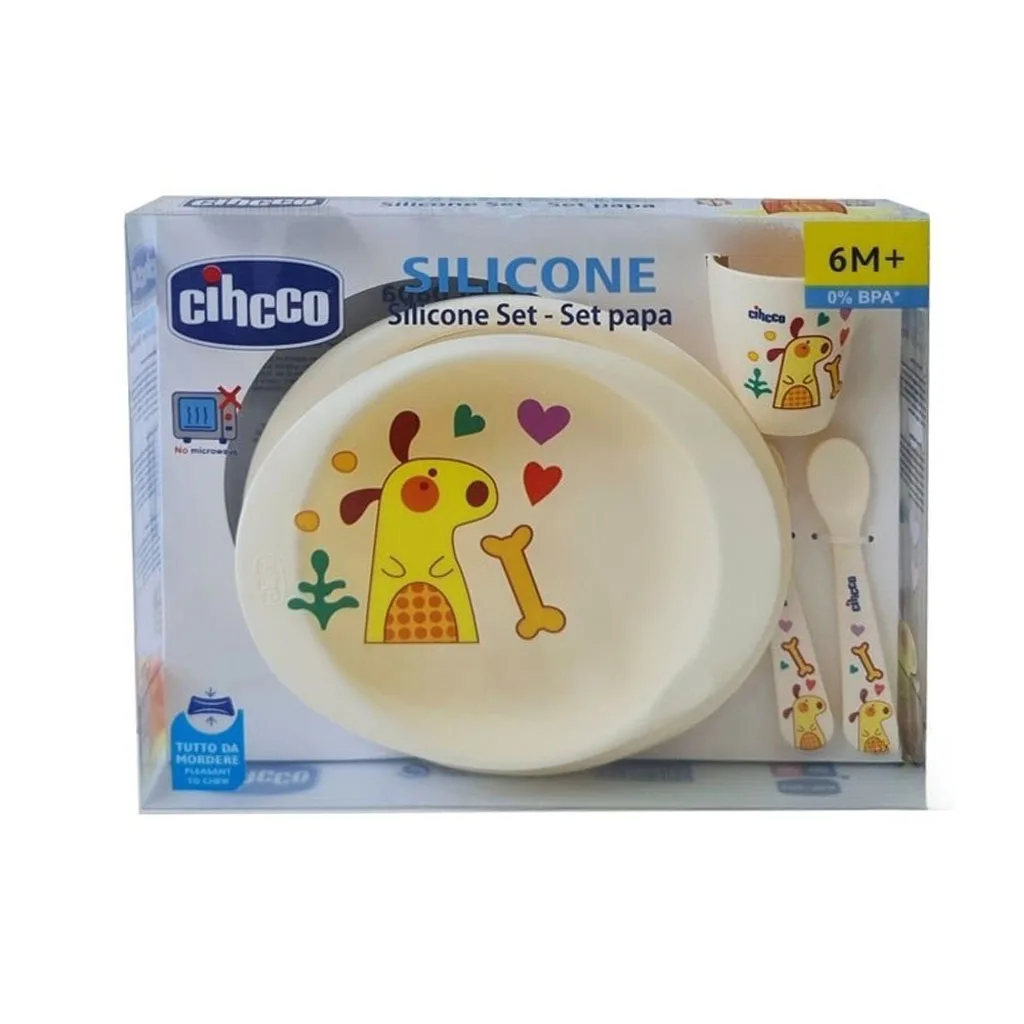 سرویس غذاخوری 5 تکه سیلیکونی شبنم چیکو Cihcco