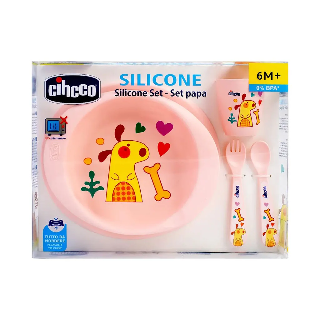 سرویس غذاخوری 5 تکه سیلیکونی شبنم چیکو Cihcco