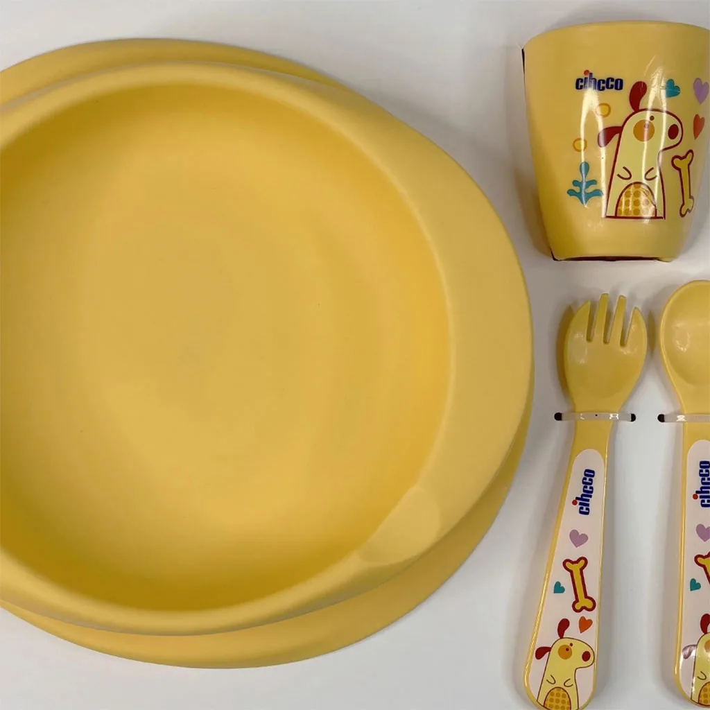 سرویس غذاخوری 5 تکه سیلیکونی شبنم چیکو Cihcco