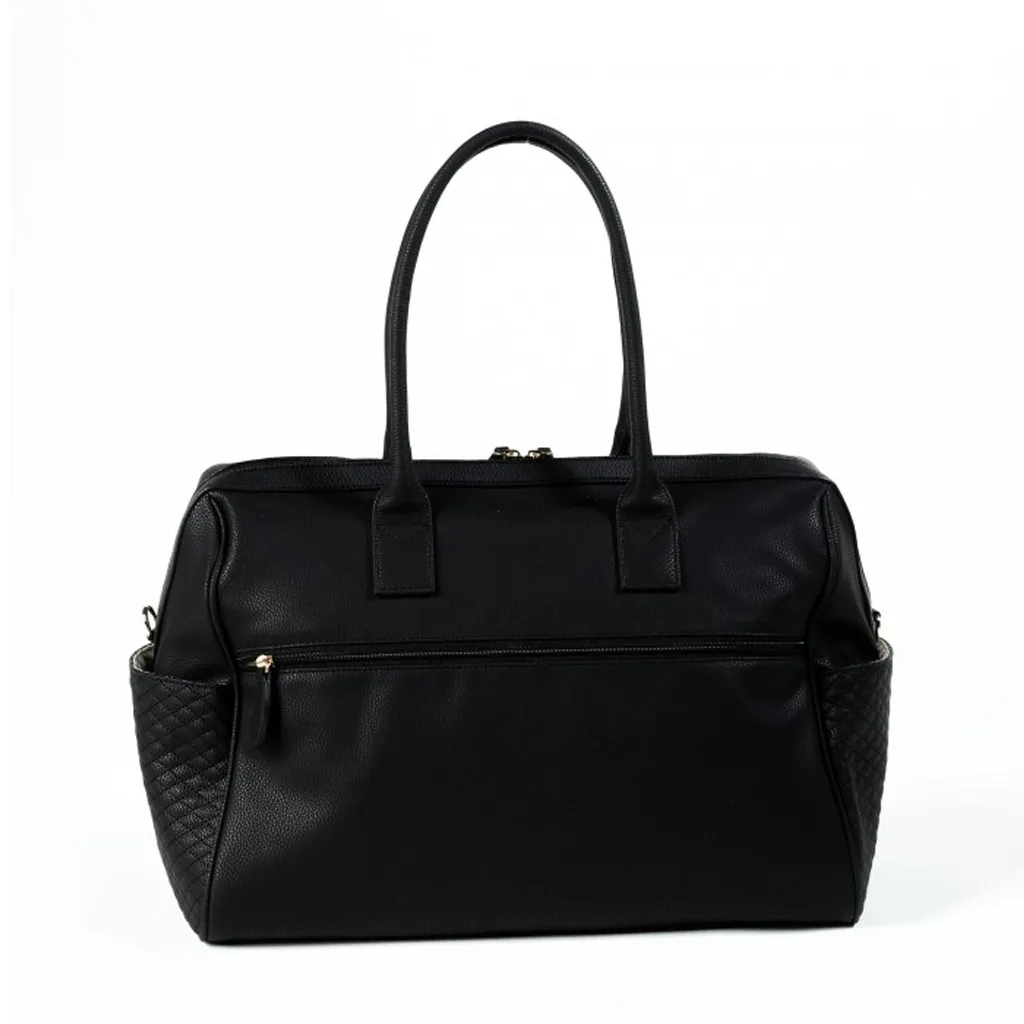 ساک لوازم مای کالکشن ام اند وای مدل گایا مستطیل وسط ماسوره دوزی چرم M&Y