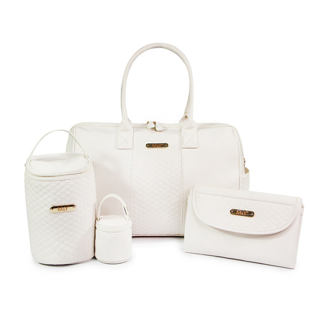 ساک چرم لوازم مادر و کودک مدل گایا مای کالکشن m&y