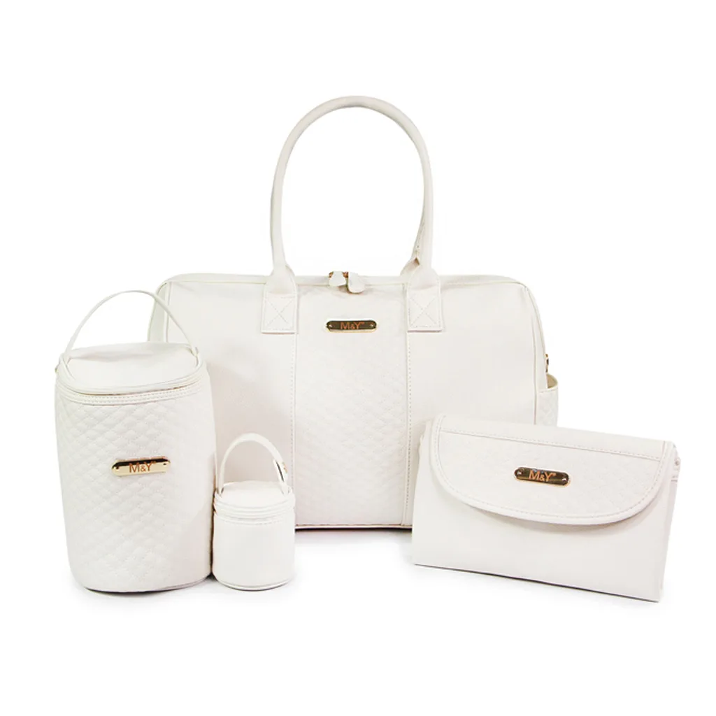 ساک چرم لوازم مادر و کودک مدل گایا مای کالکشن m&y