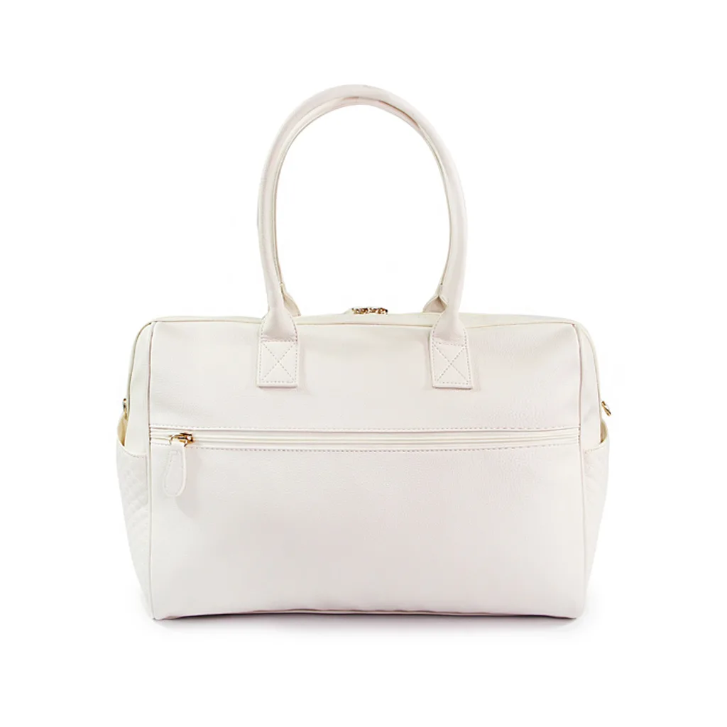 ساک لوازم مای کالکشن ام اند وای مدل گایا مستطیل وسط ماسوره دوزی چرم M&Y