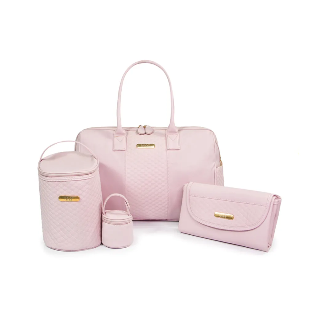 ساک لوازم مای کالکشن ام اند وای مدل گایا مستطیل وسط ماسوره دوزی چرم M&Y