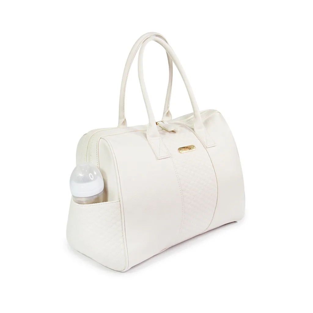 ساک لوازم مای کالکشن ام اند وای مدل گایا مستطیل وسط ماسوره دوزی چرم M&Y