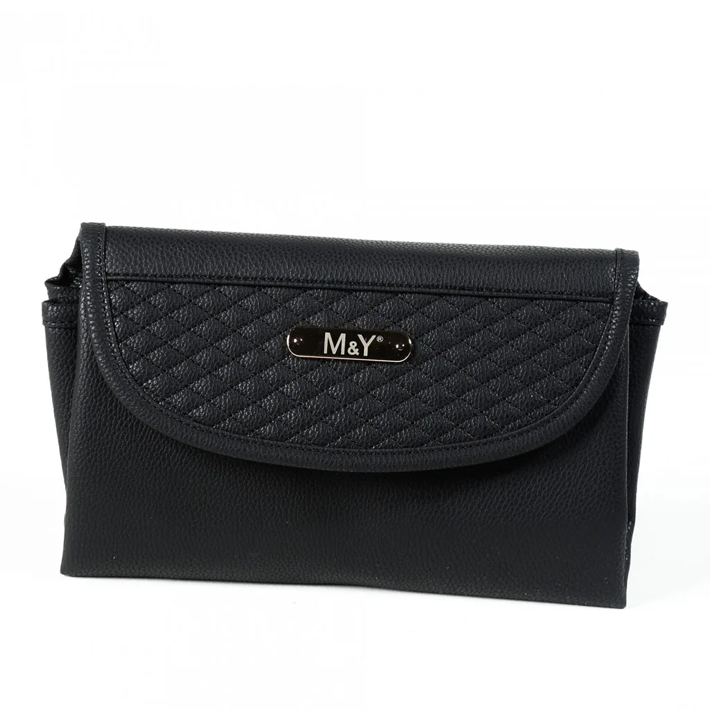 ساک لوازم مای کالکشن ام اند وای مدل گایا مستطیل وسط ماسوره دوزی چرم M&Y