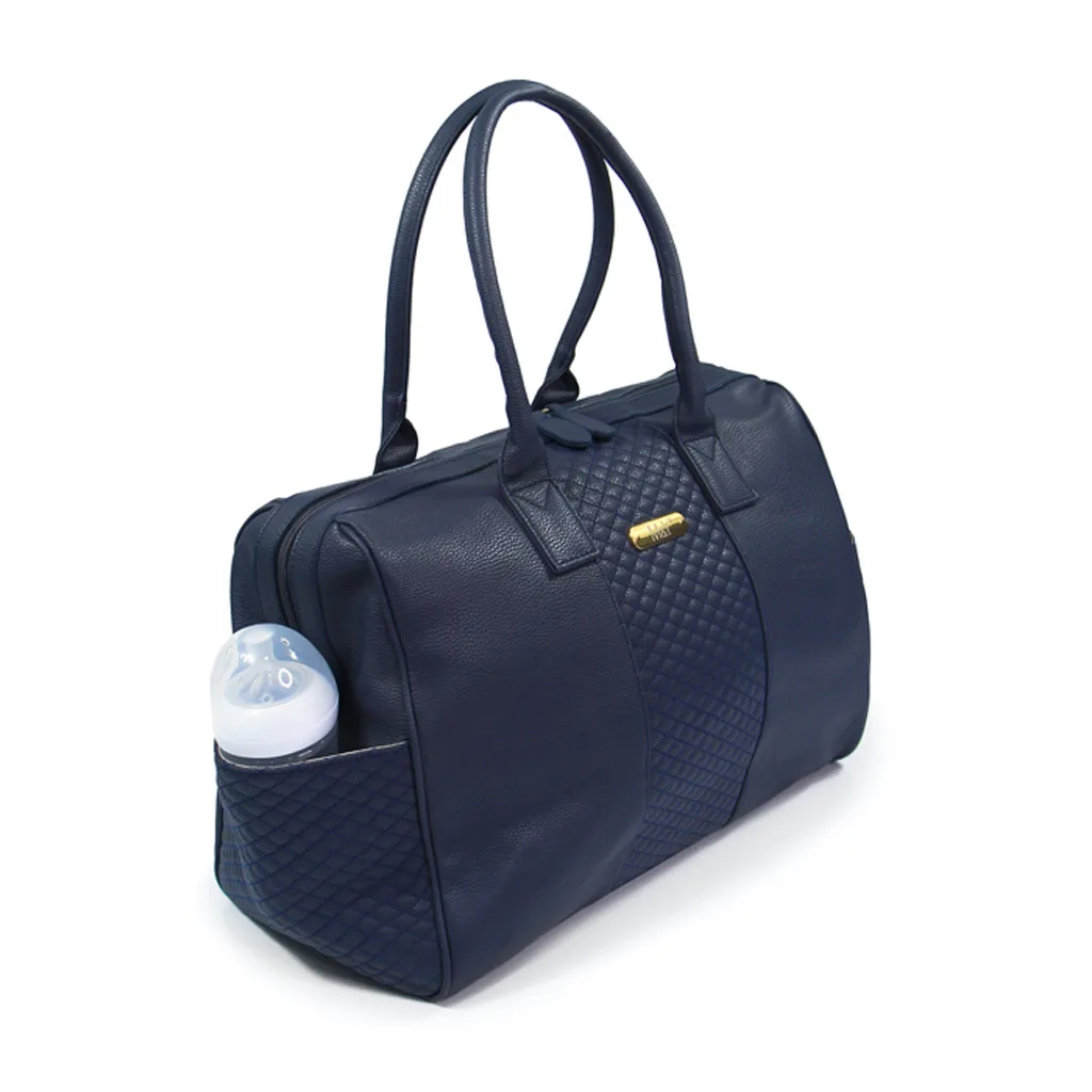 ساک لوازم مای کالکشن ام اند وای مدل گایا مستطیل وسط ماسوره دوزی چرم M&Y