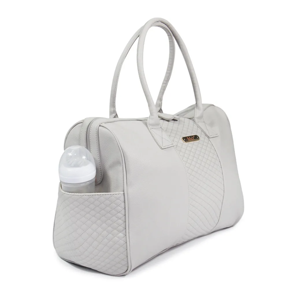 ساک لوازم مای کالکشن ام اند وای مدل گایا مستطیل وسط ماسوره دوزی چرم M&Y