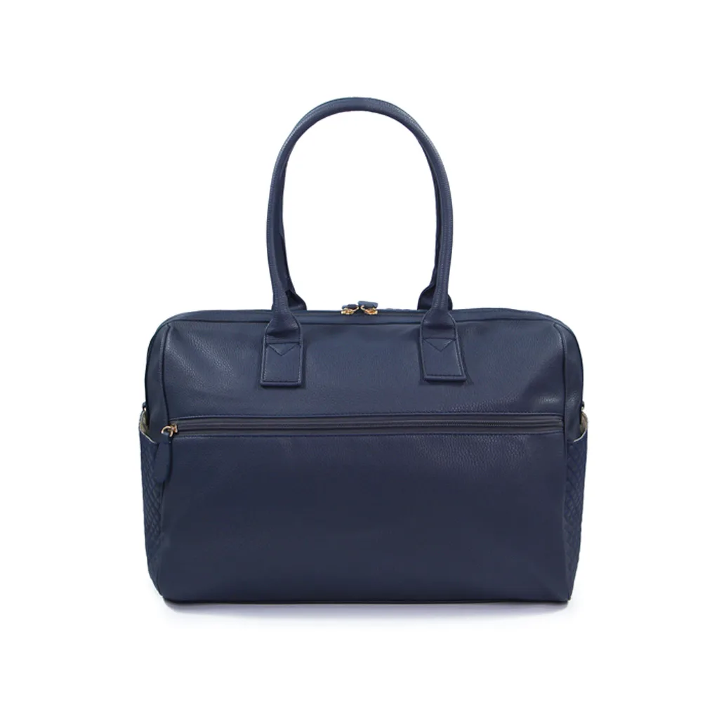 ساک لوازم مای کالکشن ام اند وای مدل گایا مستطیل وسط ماسوره دوزی چرم M&Y