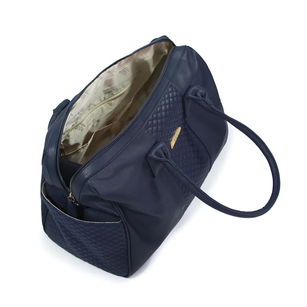 ساک لوازم مای کالکشن ام اند وای مدل گایا مستطیل وسط ماسوره دوزی چرم M&Y